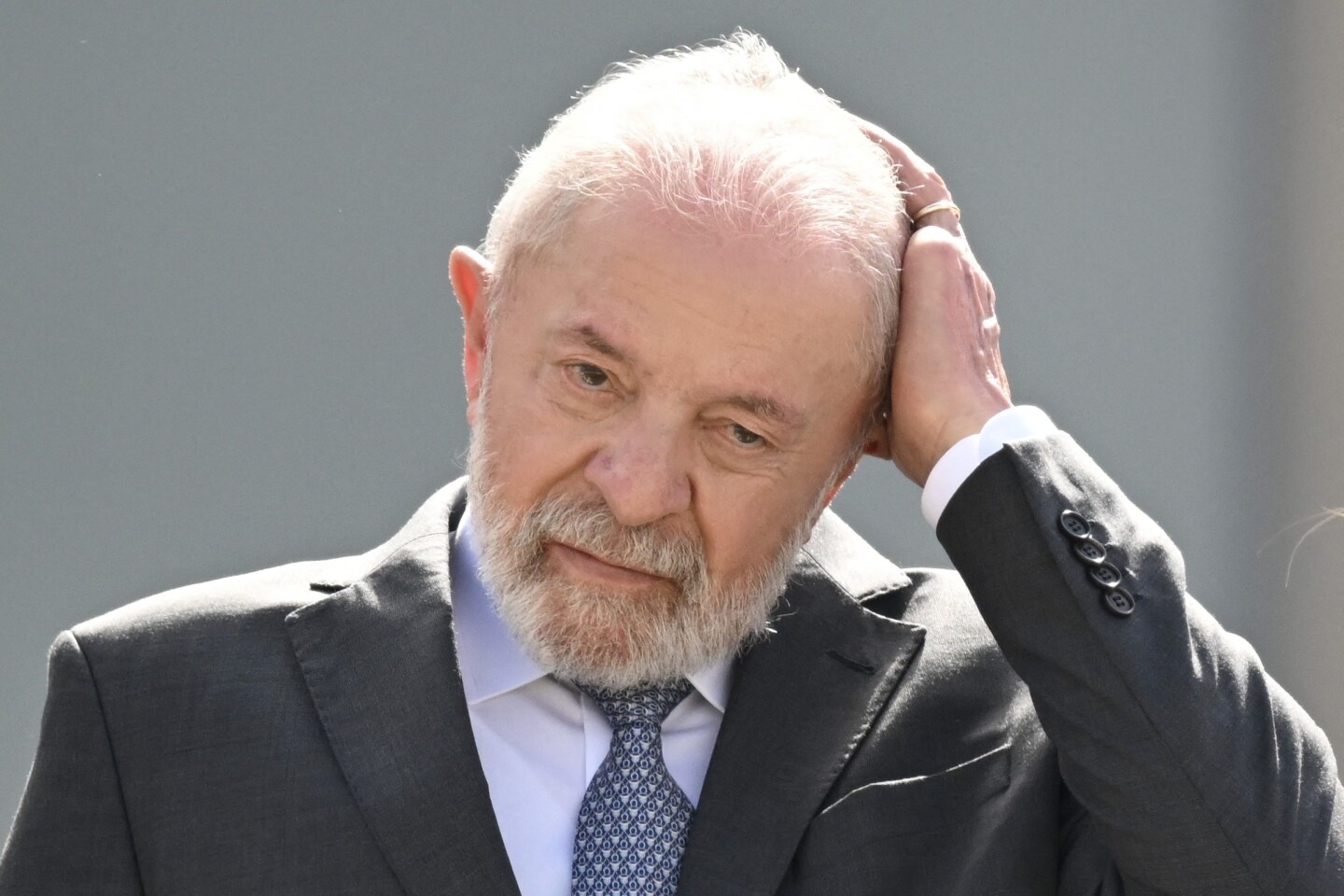 El presidente de Brasil, Luiz Inacio Lula da Silva, en el Palacio de Planalto en Brasilia.