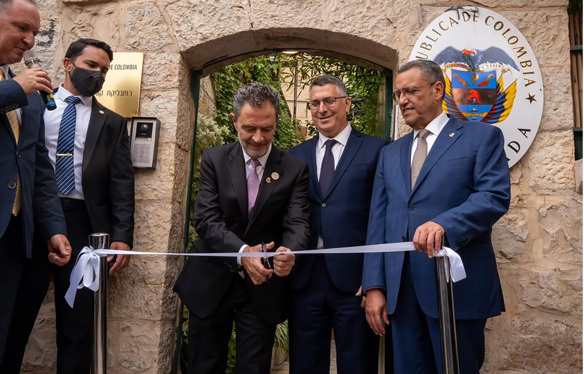 Colombia inaugura embajada en Jerusalén y Netanyahu agradece: "Algo extraordinario ocurre en Latinoamérica"