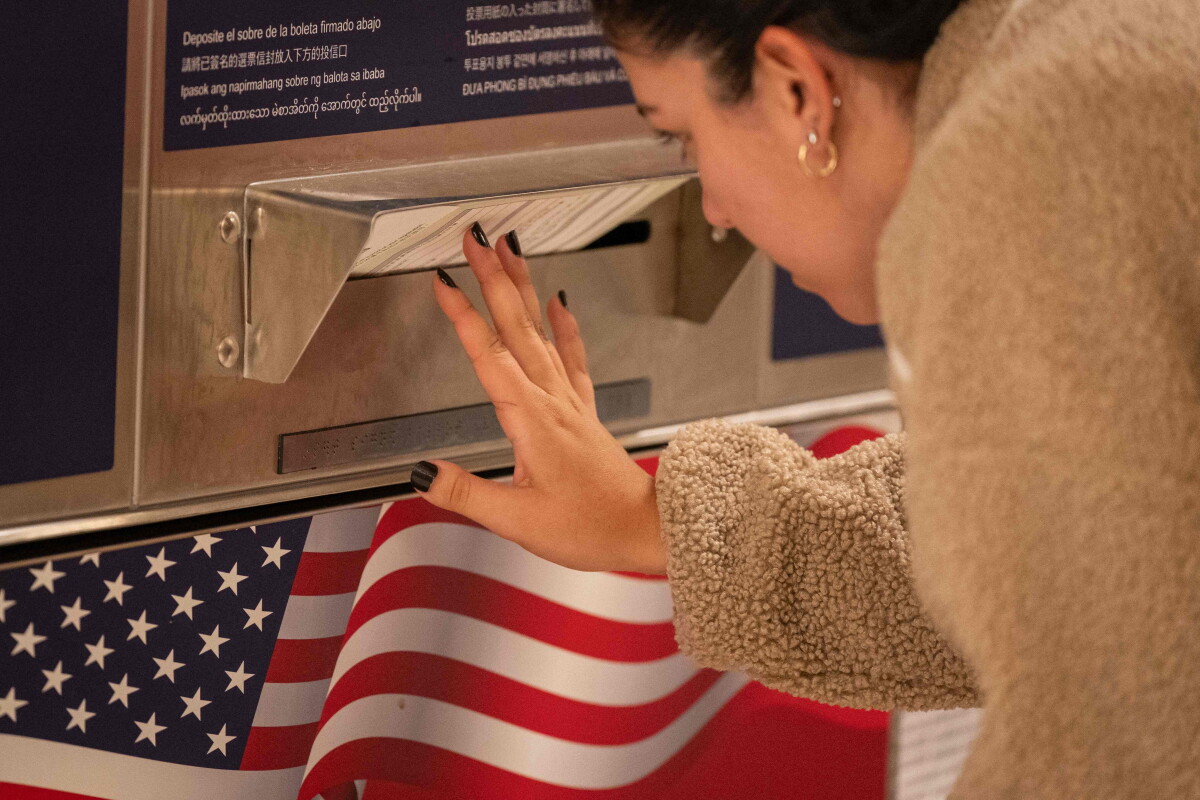 Votación anticipada en las elecciones presidenciales de Estados Unidos.