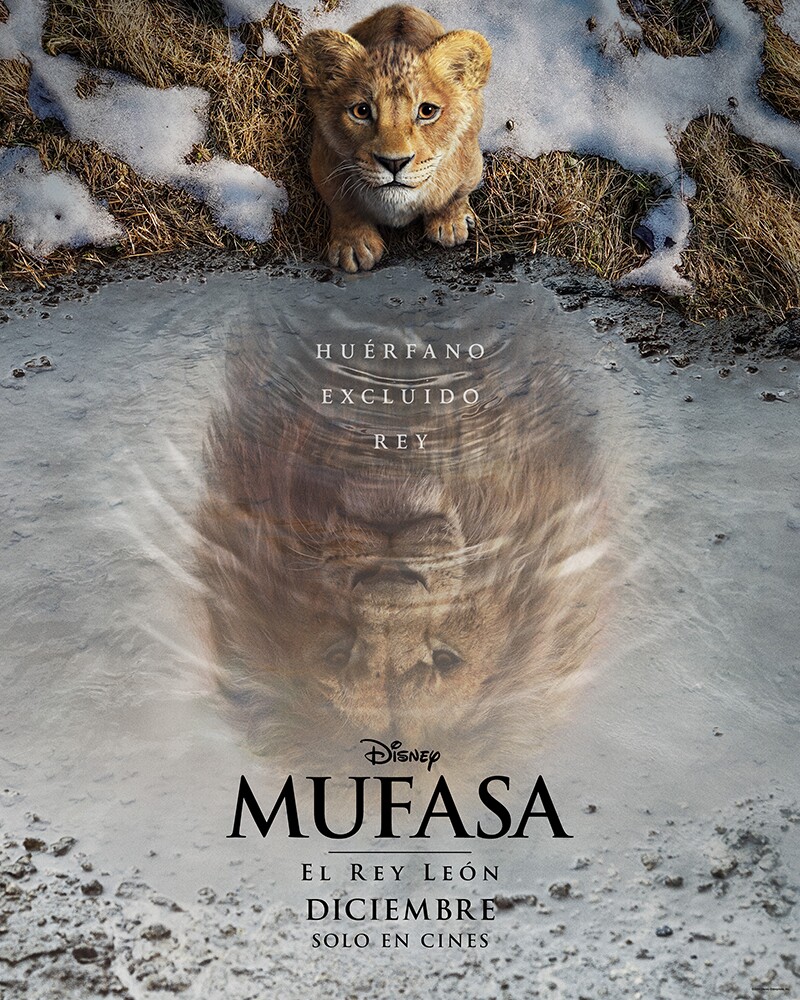 Poster de "Mufasa: el rey león".