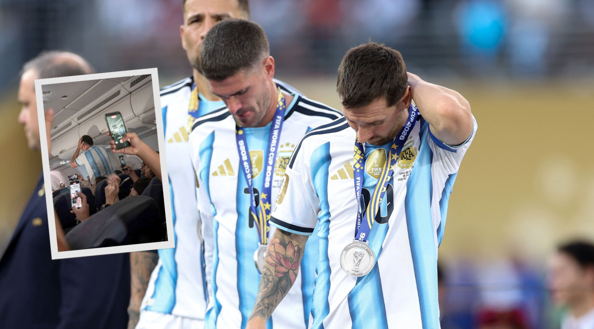 Broma de mal gusto: un piloto de avión le hizo creer a sus pasajeros argentinos que habían ganado el Mundial.