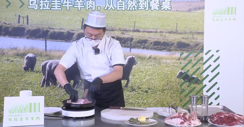 Promoción de cortes ovinos en China.