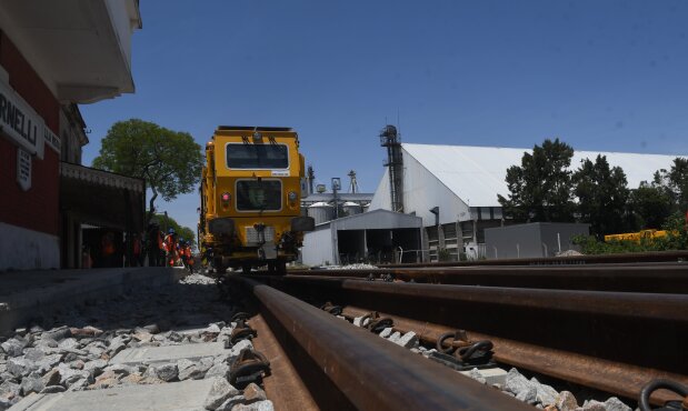 Inauguracion de obras del Ferrocarril Central