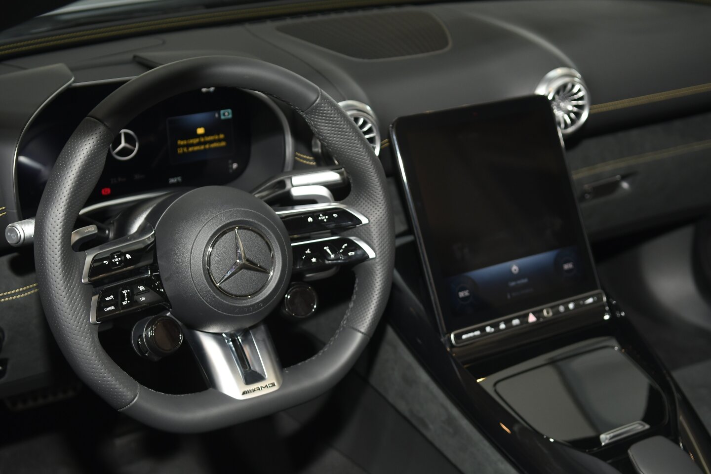 Interior de un Mercedes-AMG