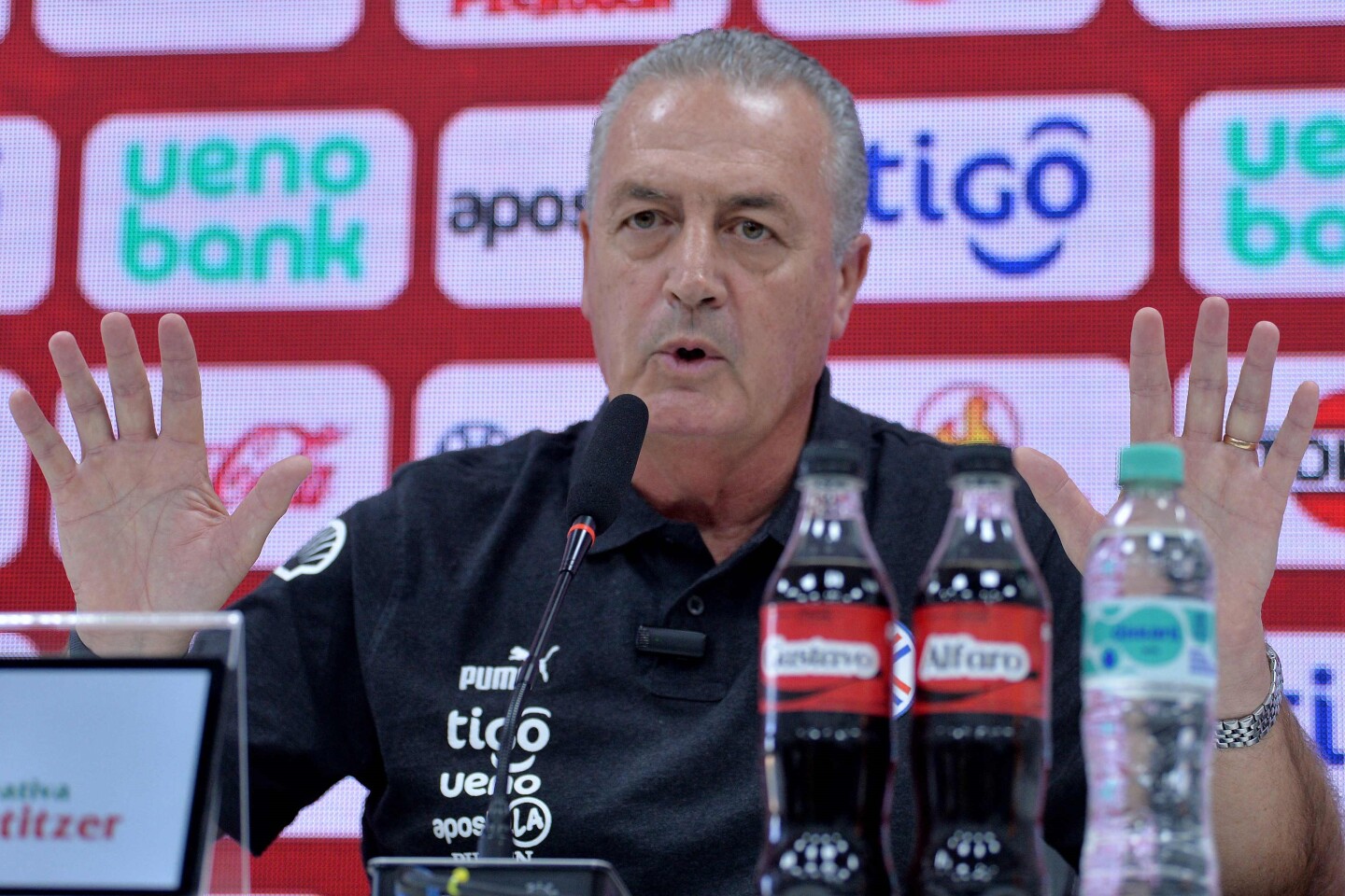 Gustavo Alfaro, DT de la selección de Paraguay.