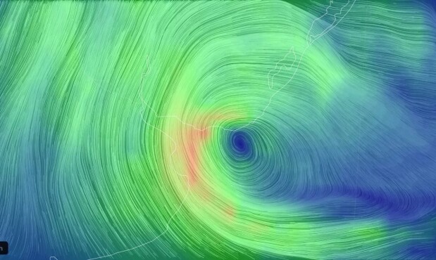 Ciclón extratropical afecta a Uruguay estos 8 y 9 de agosto