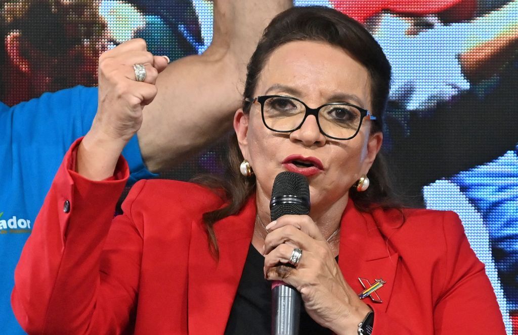 Xiomara Castro. Foto: AFP.