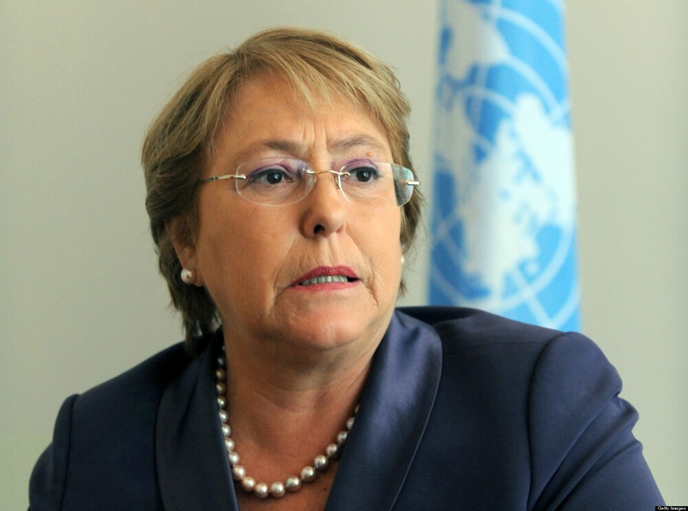 Actuación: Michelle Bachelet está en un cargo mundial. Foto: AFP