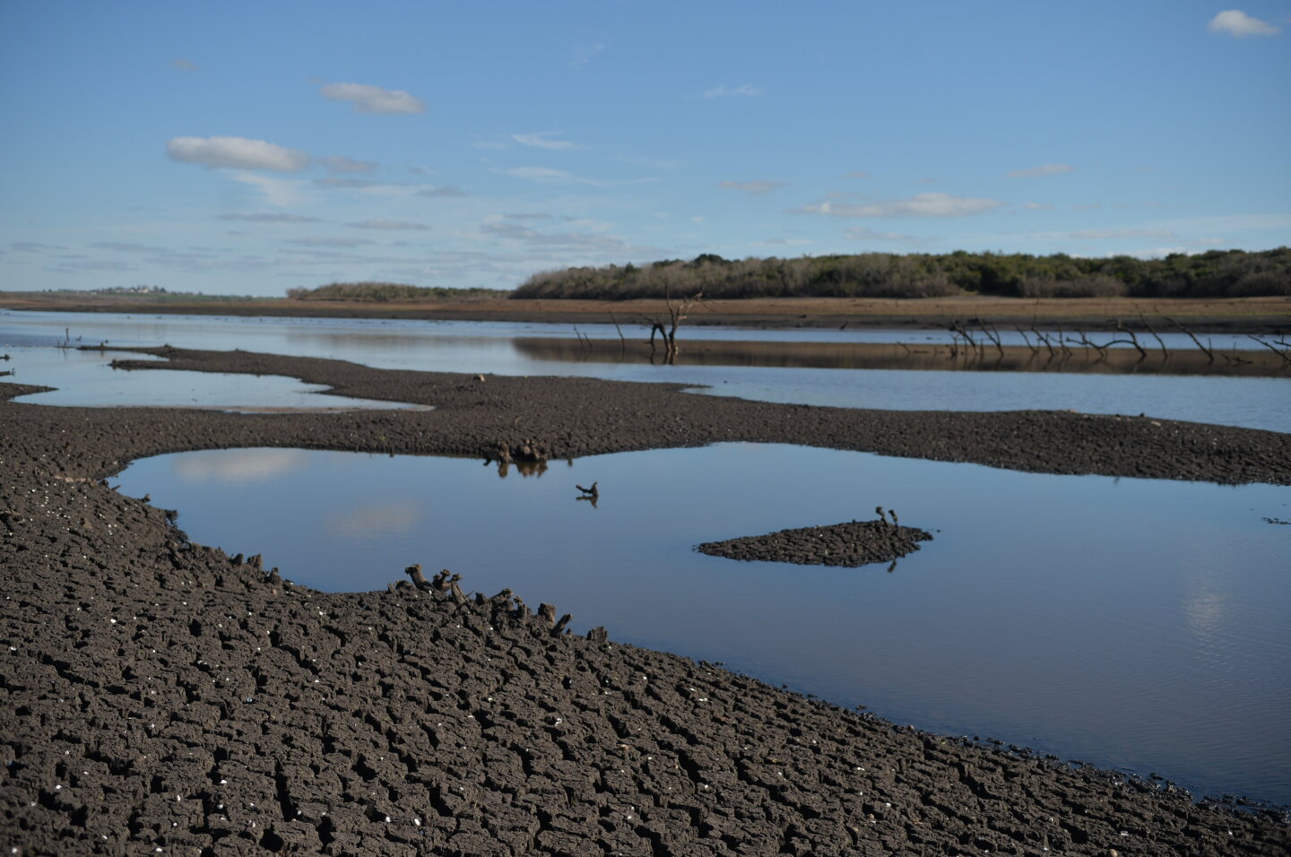 Sequía en la Represa de Paso Severino