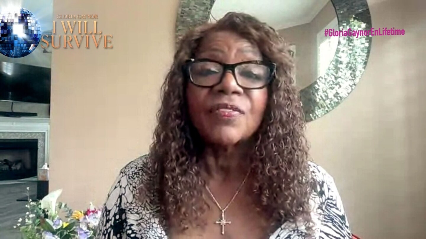 Gloria Gaynor en el evento virtual por la presentación de la película "Gloria Gaynor: I Will Survive".