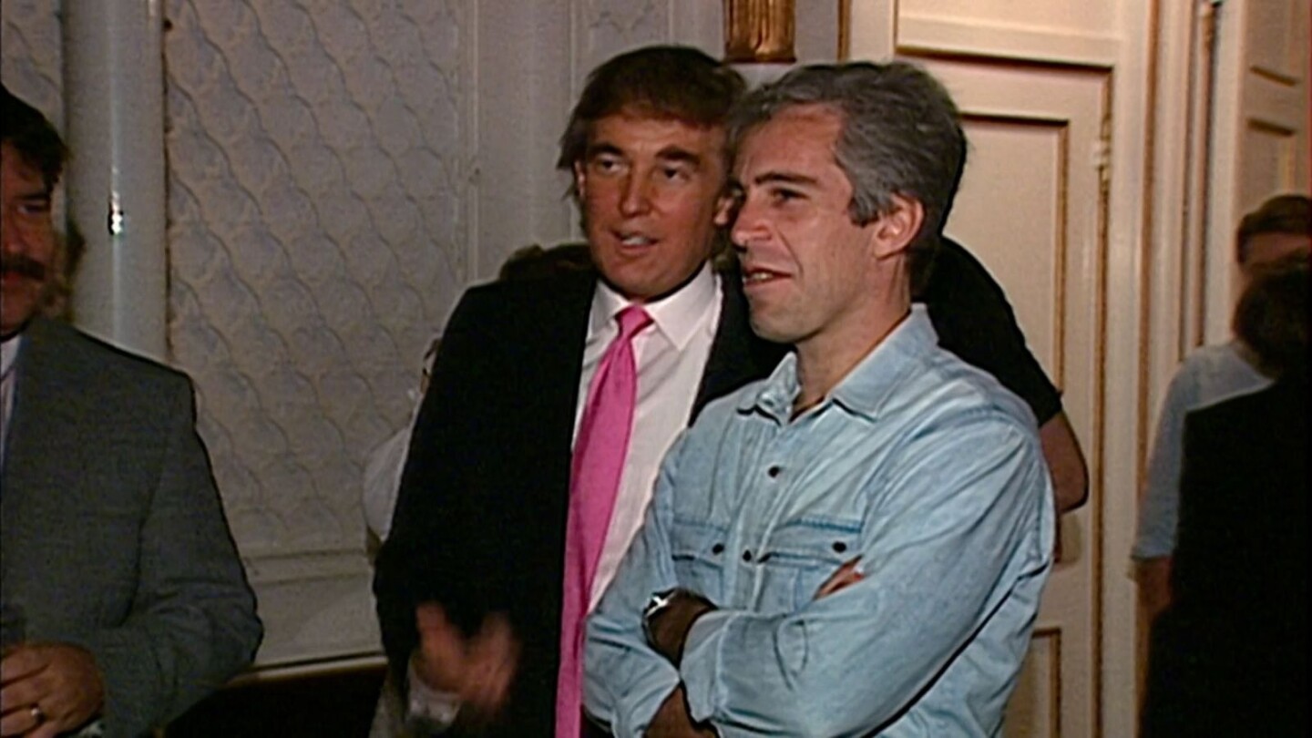 Donald Trump y Jeffrey Epstein.