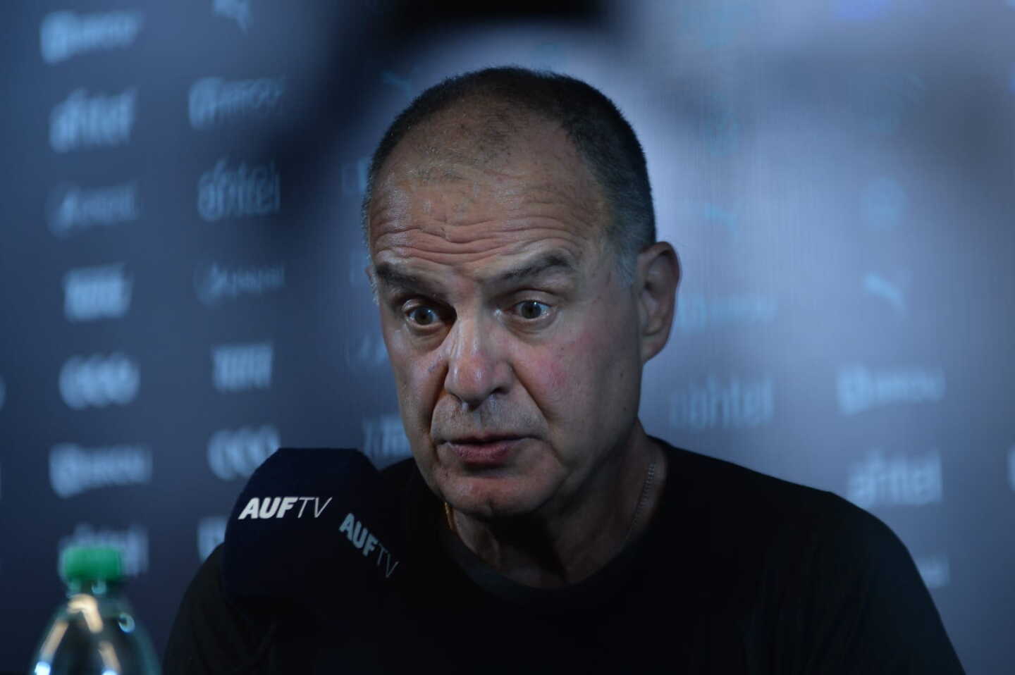 Marcelo Bielsa, entrenador de la selección de Uruguay.