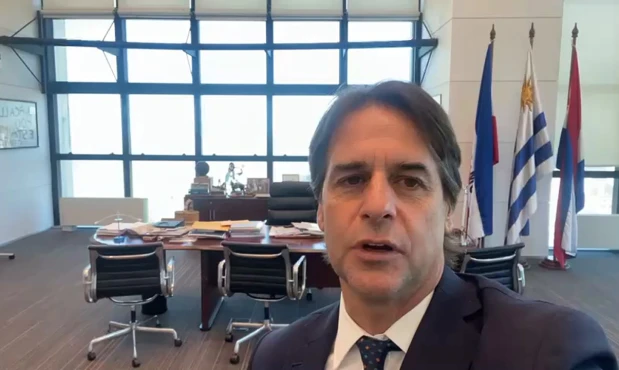 Lacalle Pou en  Orillas Solidarias