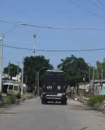 Operativo policial en el barrio Marconi. Foto: Francisco Flores/El País
