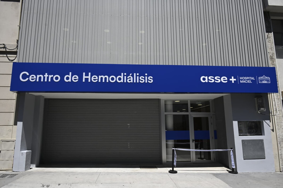 ASSE inauguró nuevo centro de hemodiálisis en el Hospital Maciel, con más sillones y atención nocturna