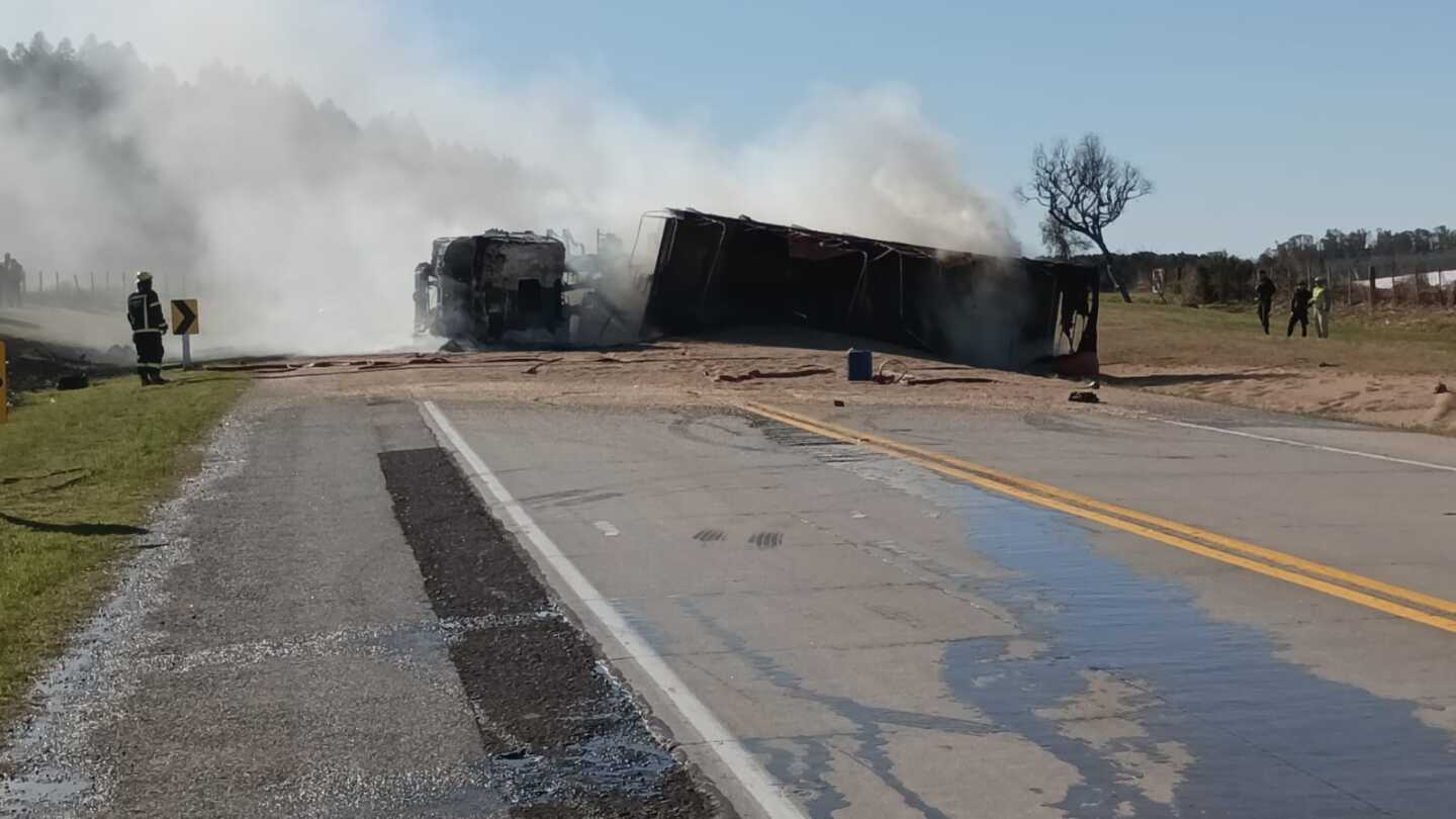 Siniestro de tránsito en ruta 24