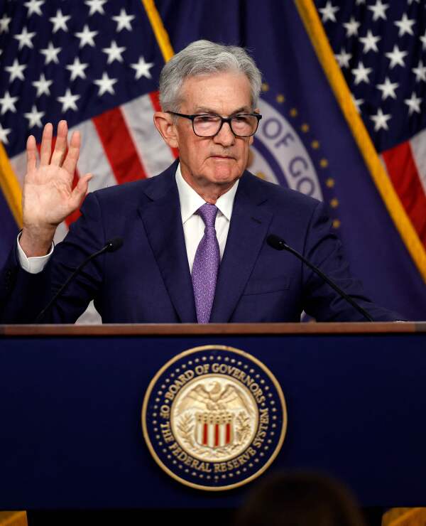 Fed Chair Jerome Powell Holds An News Conference On Interest Rates