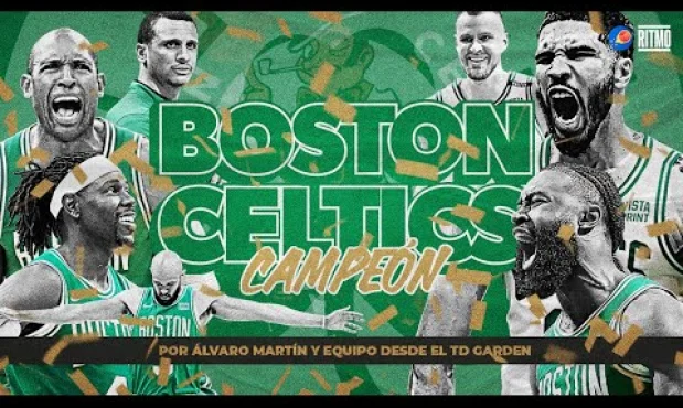 CELTICS CAMPEÓN 🏀 | ÁLVARO MARTÍN Y EQUIPO DESDE EL ESTADIO | MAR 17.JUN.24 | Ritmo NBA