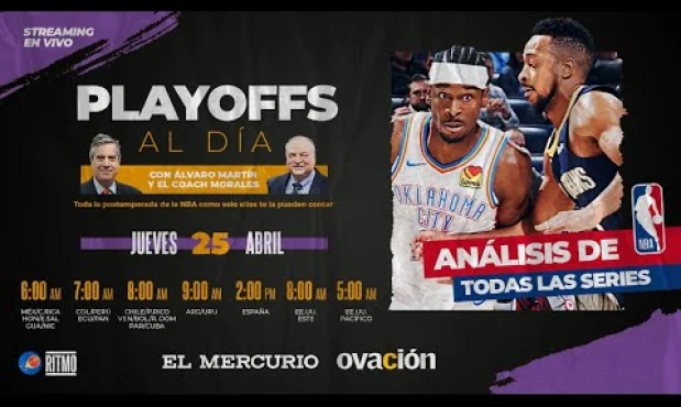 PLAYOFFS AL DÍA #10 🏀 | ÁLVARO MARTÍN & COACH MORALES | JUE 25.ABR.24 | Ritmo NBA