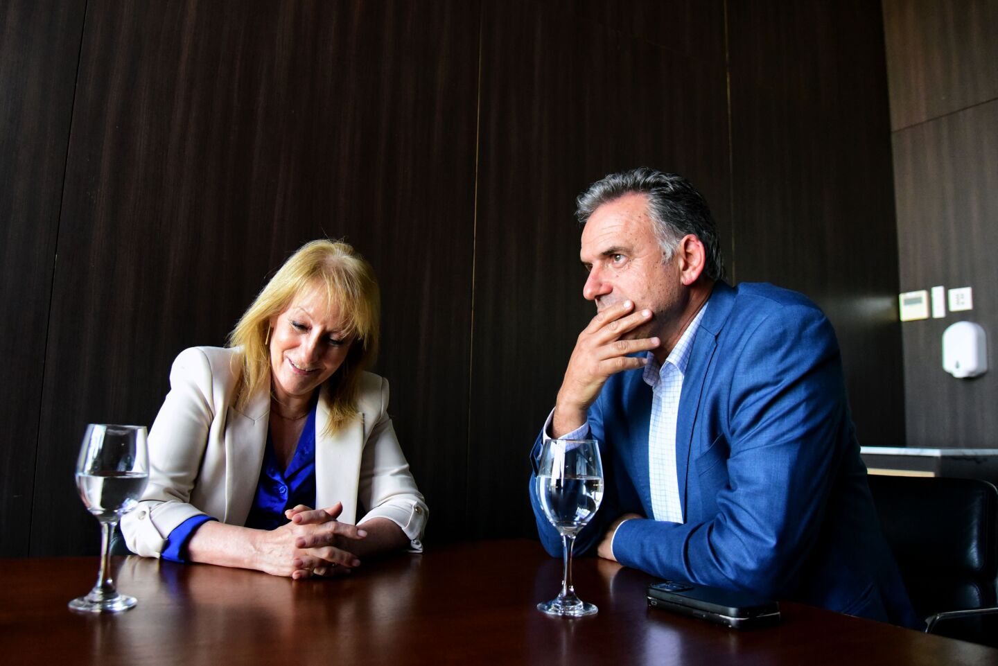 Reunion de Cosse y Orsi por transicion de Gobierno