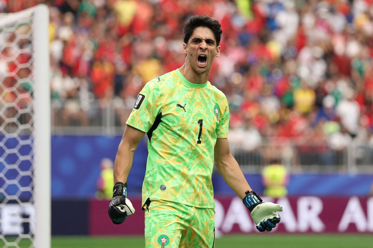 Yassine Bounou, arquero de Marruecos, durante el Mundial 2026.