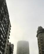 Niebla en Montevideo. Foto: Leonardo Mainé