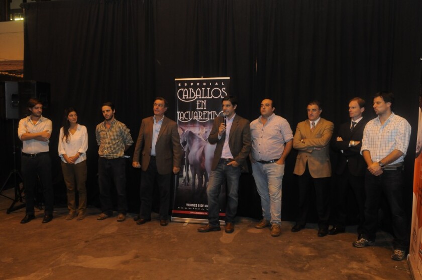 Conferencia por remat. Especial Caballos en Tacuarembo de Zambrano, ND 20160404, foto Ariel Colmegna