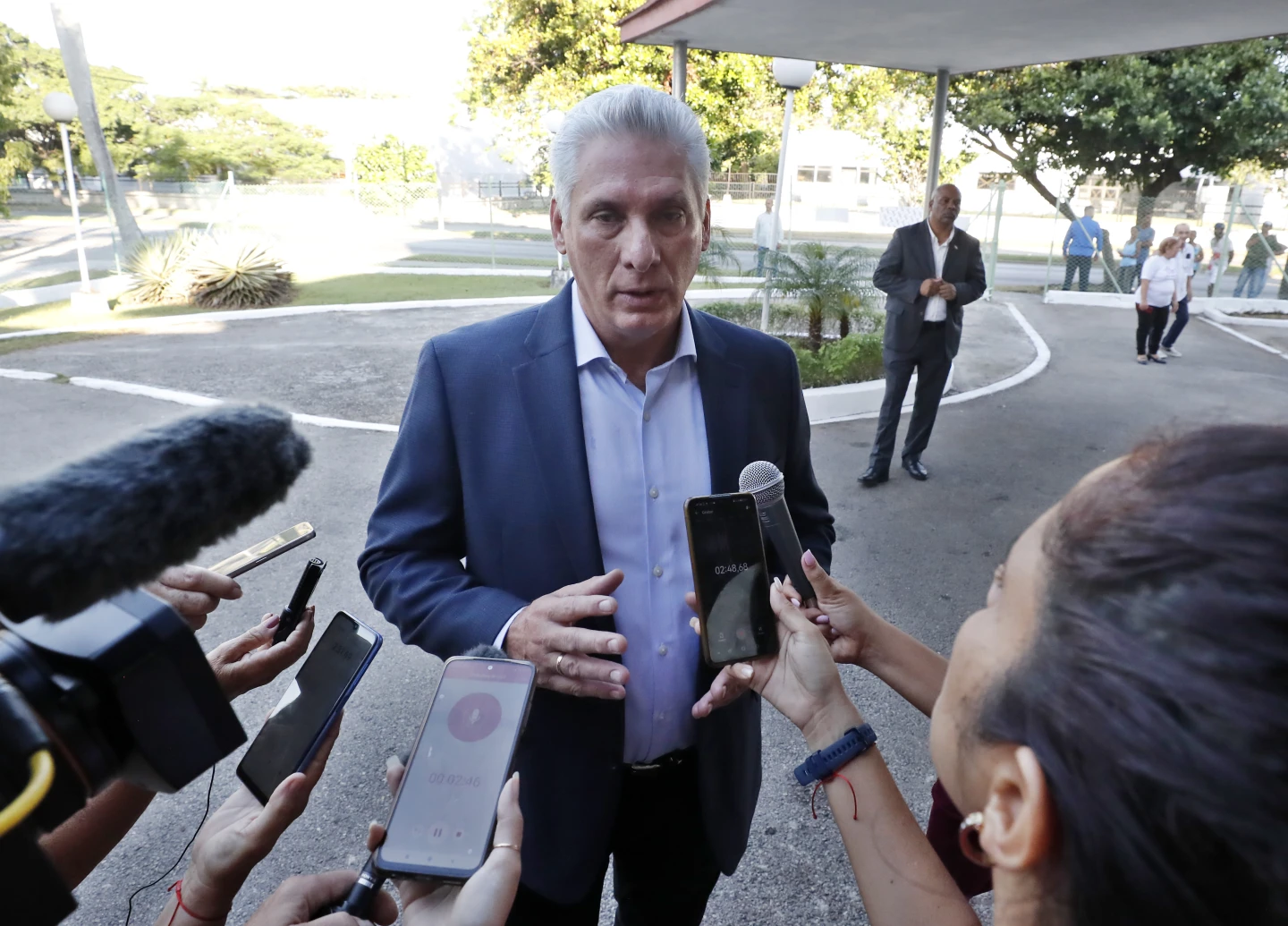 El presidente cubano Miguel Díaz-Canel llegó a Argentina para la Cumbre de la Celac