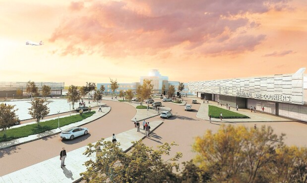 Proyecto: la iniciativa de la empresa Puertas del Sur S.A. remodelará las dos alas laterales del aeropuerto