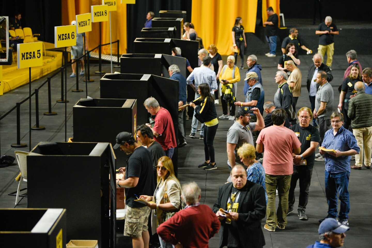 Elecciones en el Palacio Peñarol.