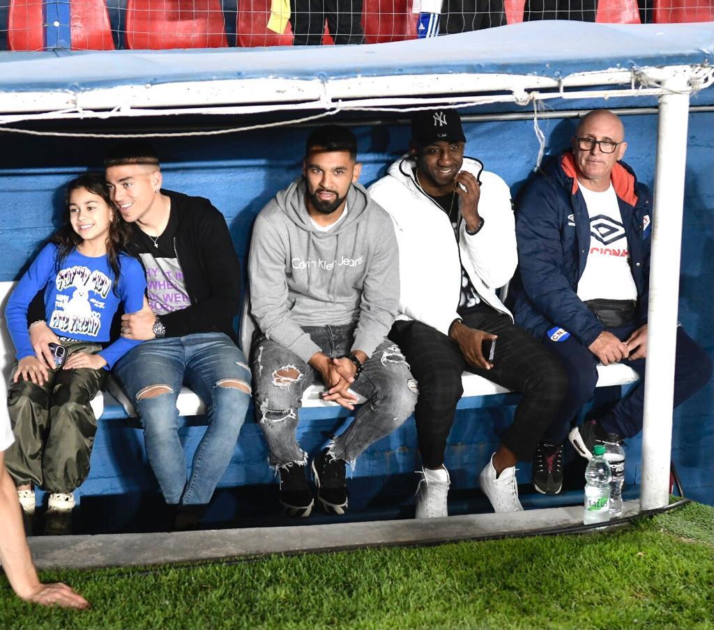 Franco Romero y Gonzalo Carneiro, refuerzos de Nacional, presentes en el Gran Parque Central.