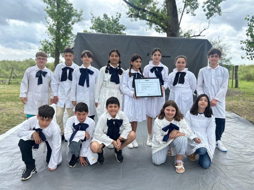 Escuela rural de Canelones verificó su huella de carbono.