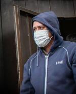 Carlos Taroco, ahora exdirector del ex Comcar, llegando a la audiencia de formalización