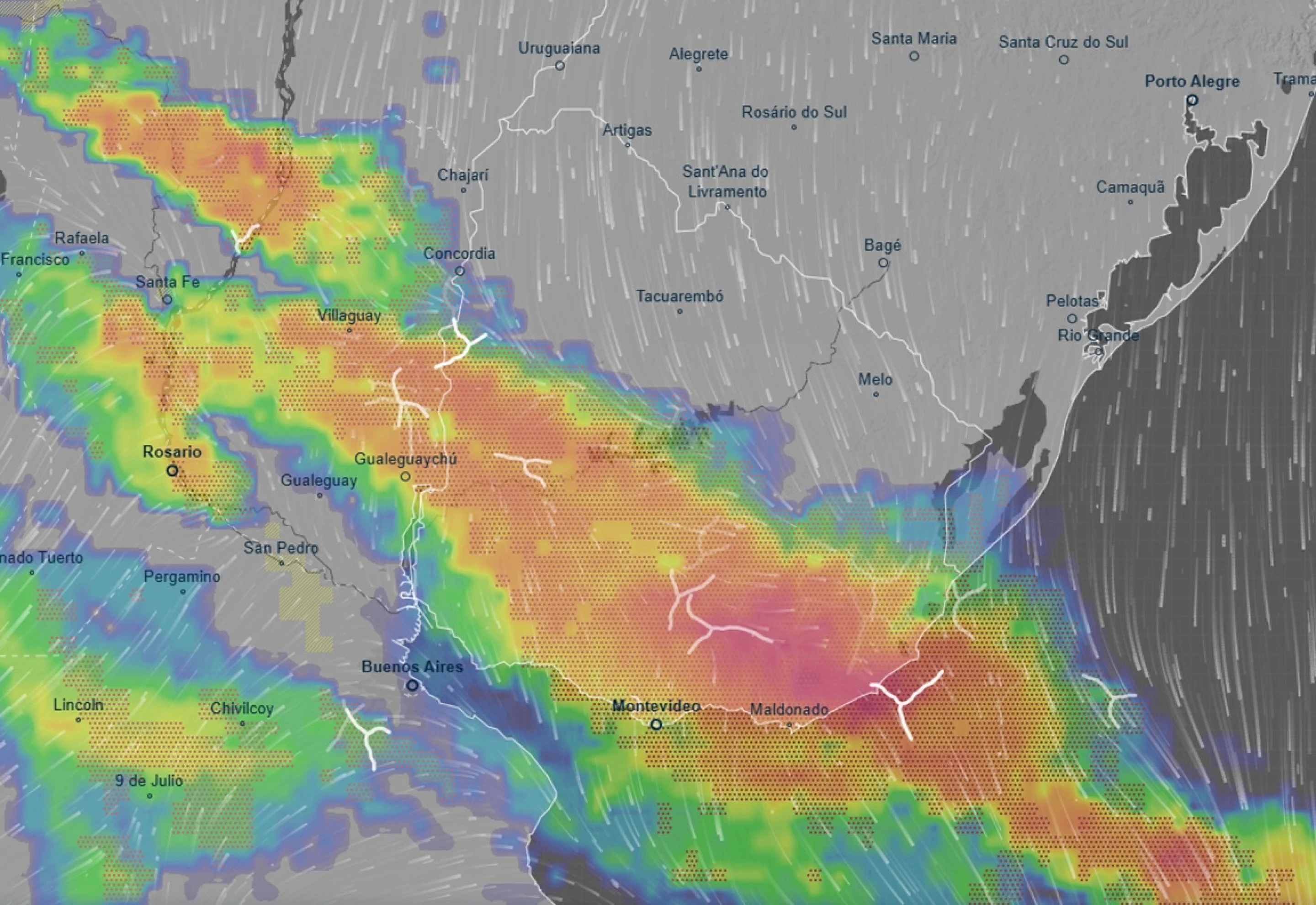 Ciclón extratropical en Uruguay: pronósticos revisados reducen impacto en el país — image 2