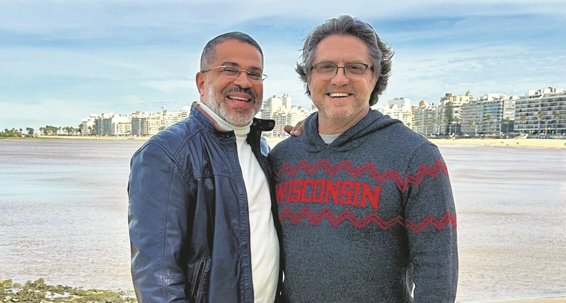 Hiram y Steven se instalaron en Uruguay hace 10 días.