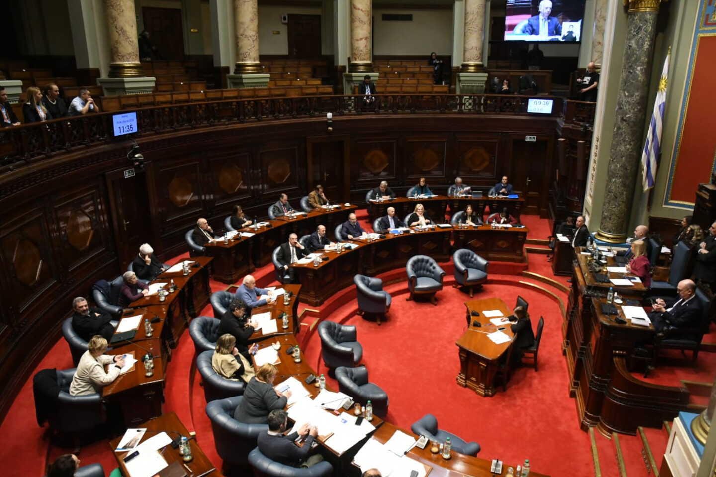 Sesión del Senado para discutir sobre las elecciones en Venezuela.