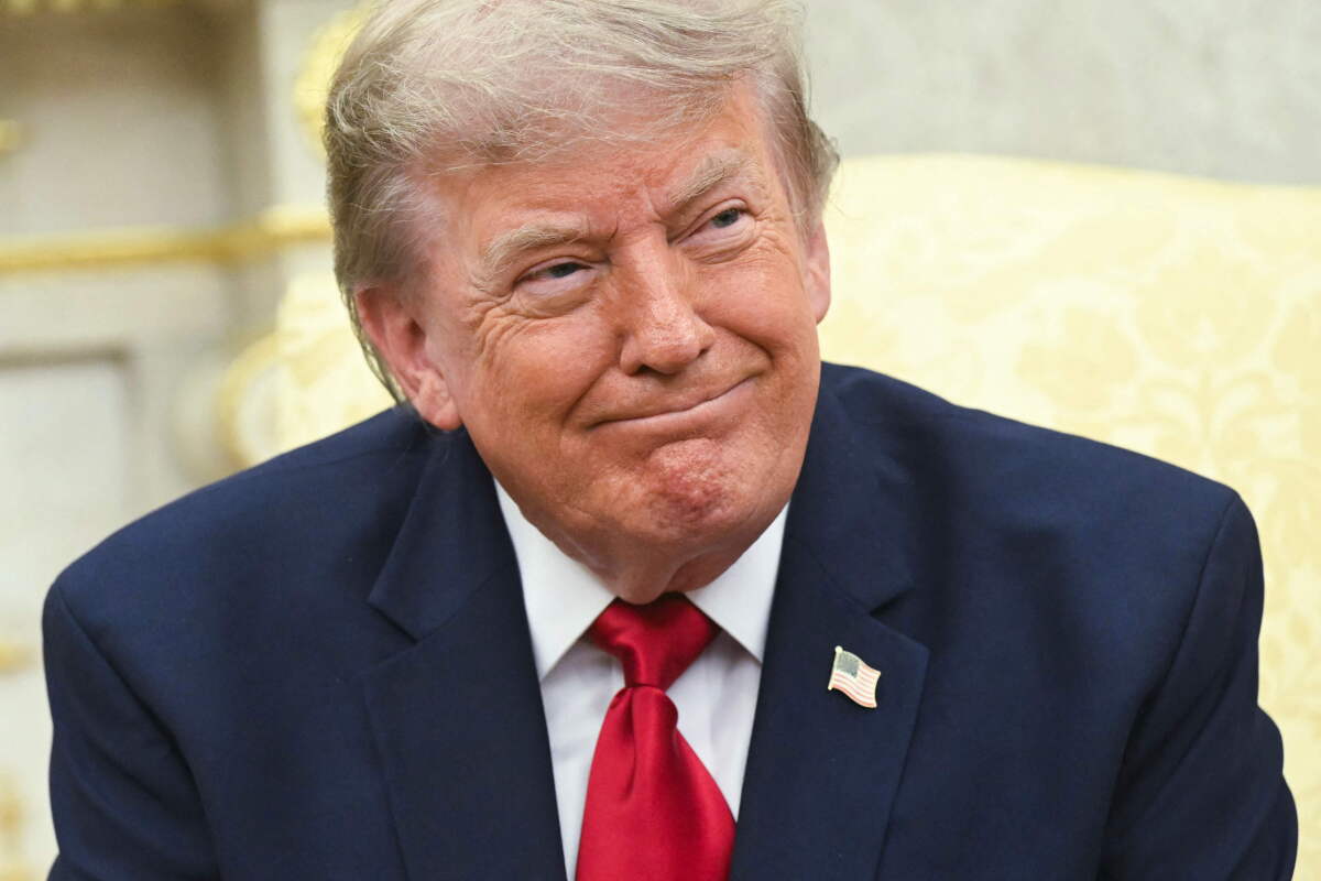 El presidente de Estados Unidos, Donald Trump, en el Despacho Oval de la Casa Blanca en Washington D. C.
