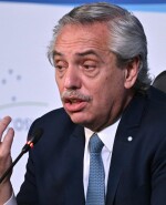 Alberto Fernández, presidente saliente