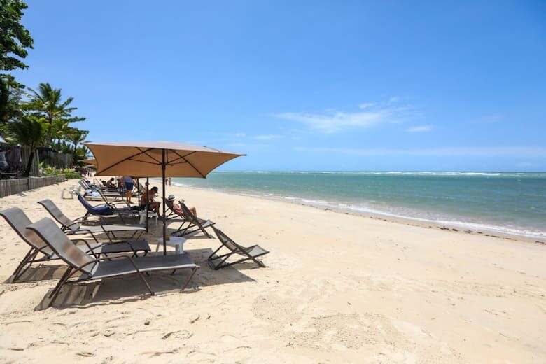 Playa de Porto Seguro en Brasil