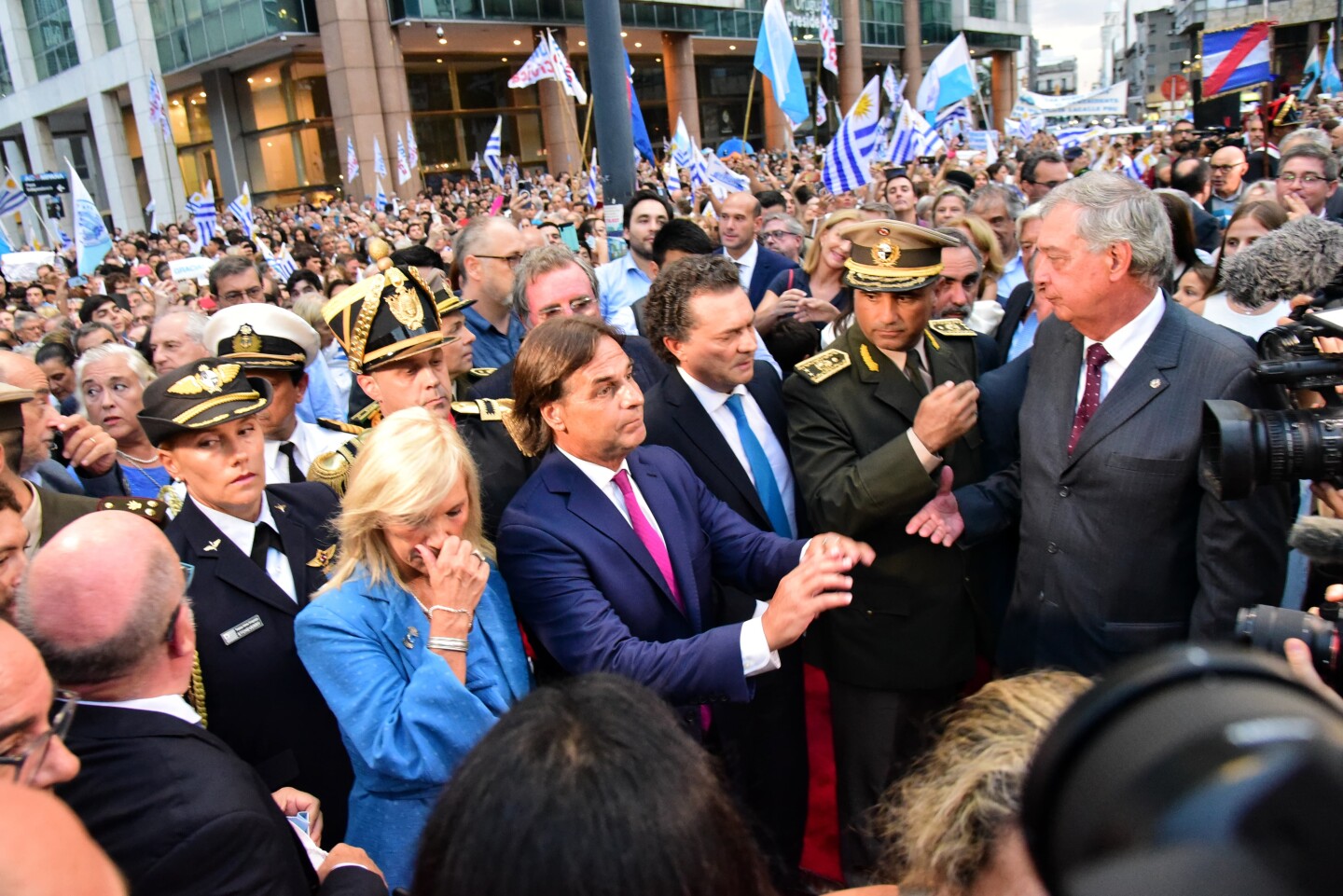 Último día de Luis Lacalle Pou como presidente.