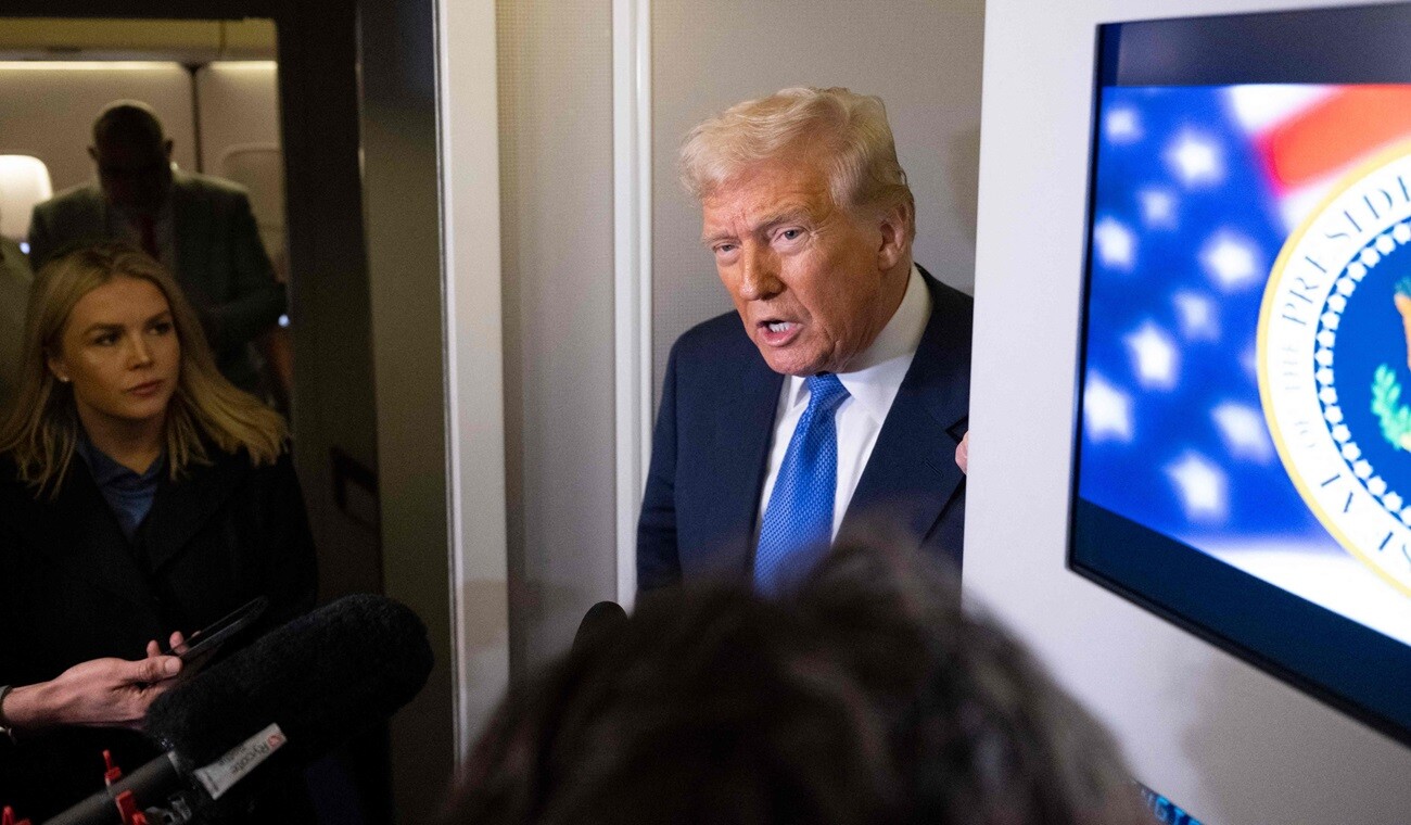 Trump. El presidente se negó a anticipar si habrá recesión en EE.UU. y eso despertó la inquietud en los mercados en Nueva York.