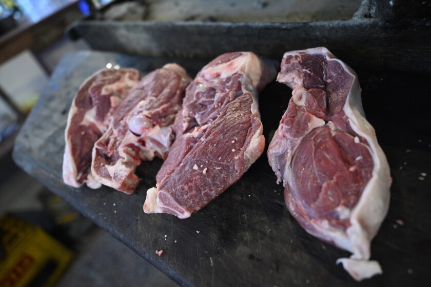 carne ovina.