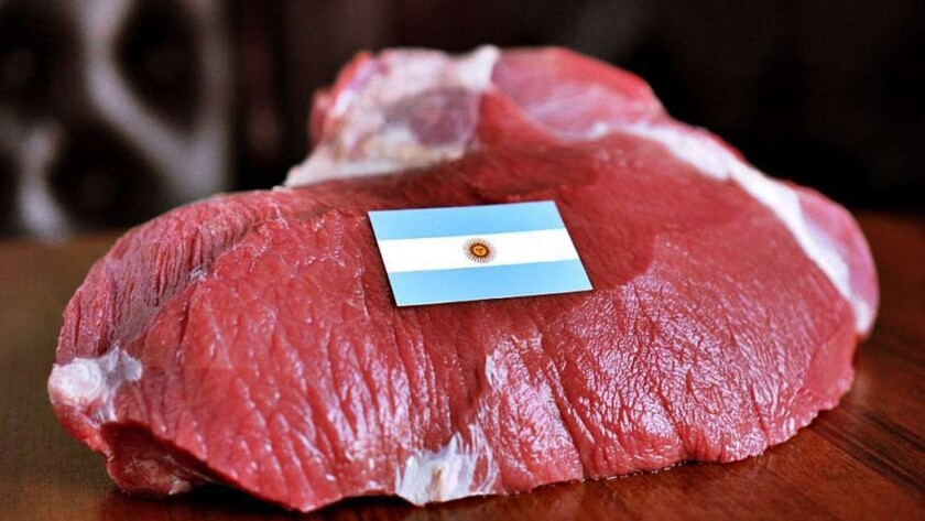 Carne vacuna argentina.