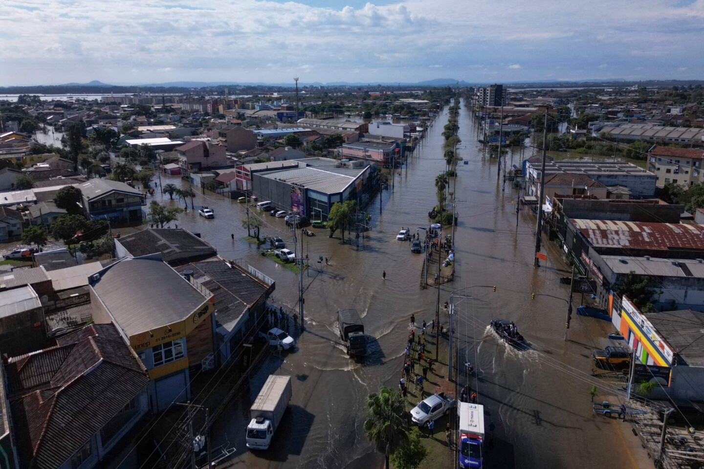 Inundaciones causan devastación en Rio Grande do Sul, Brasil.