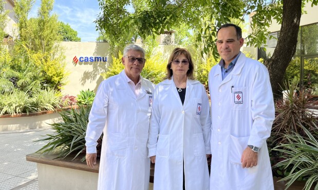 Doctor Victor Laxalt, doctora Marianela Mendez y doctor Aldo Sgaravatti.