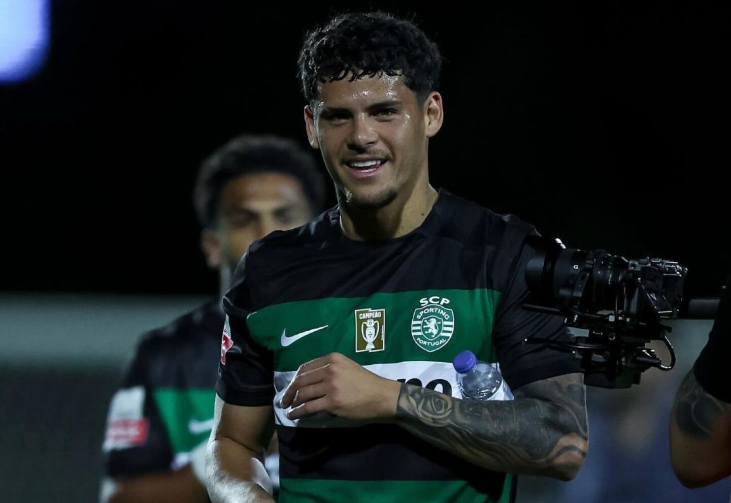 Maximiliano Araújo tras su debut con el Sporting de Portugal.