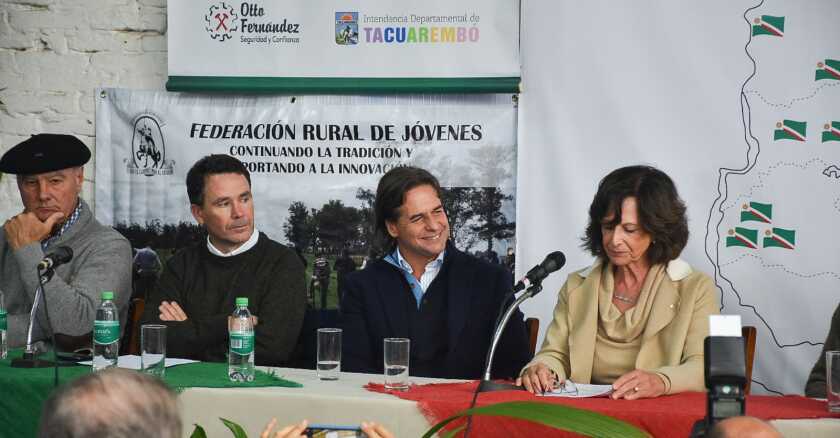 La presidenta saliente de la Federación Rural, Mónica Silva Etcheverriborda.