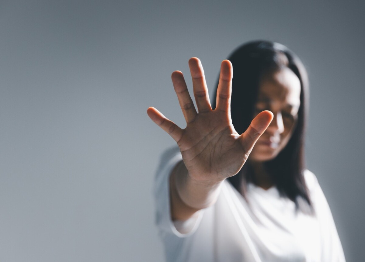 Mujer víctima de violencia