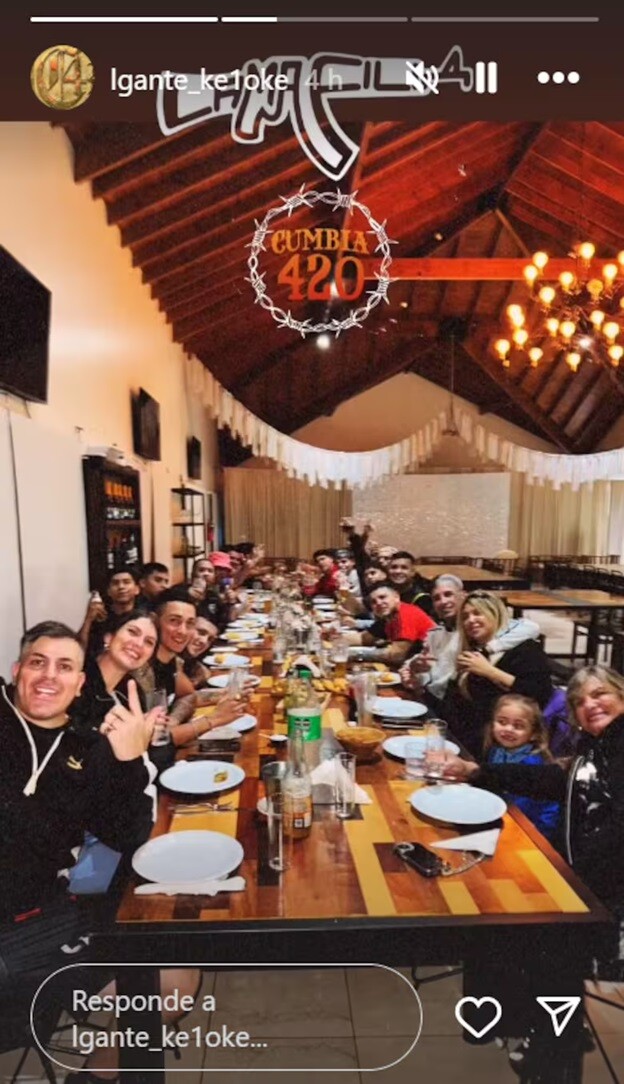 L-Gante y Wanda Nara.