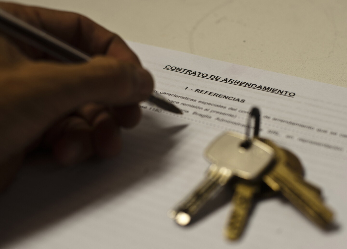 Contrato de alquiler.